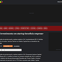 CVC: investimento em startup beneficia empresa-me